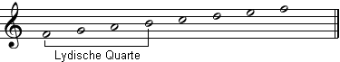 Lydische Tonleiter